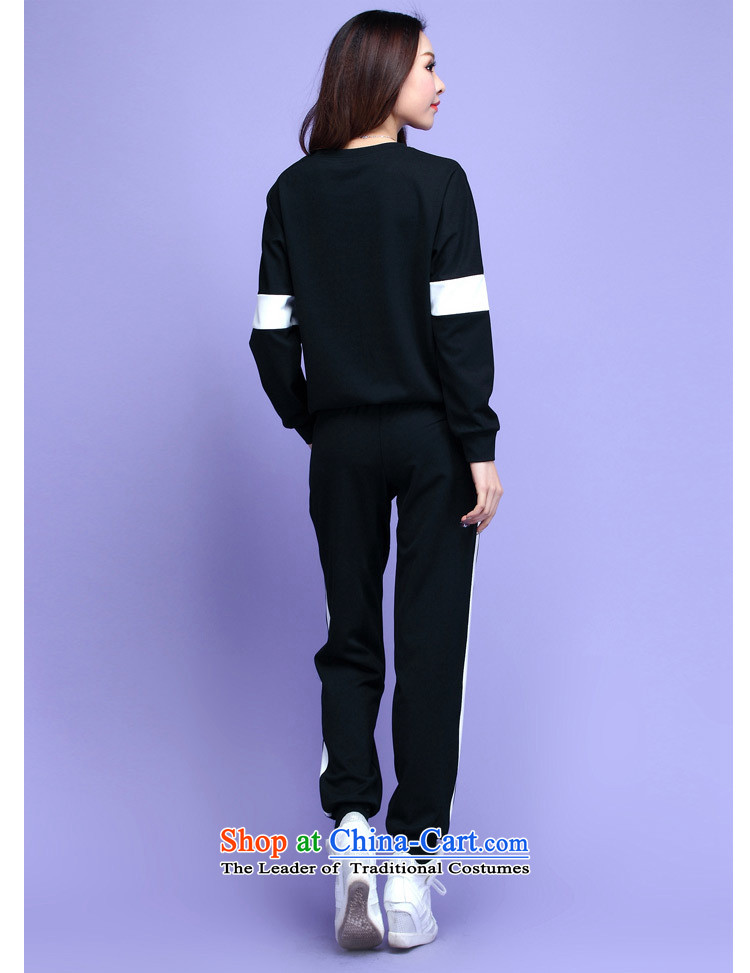 Load New autumn 2015 XL Western liberal video thin bat sleeves knitting leisure sports wear thick letter mm long-sleeve sweater pants black T-shirt 165-180 4XL catty picture, prices, brand platters! The elections are supplied in the national character of distribution, so action, buy now enjoy more preferential! As soon as possible.