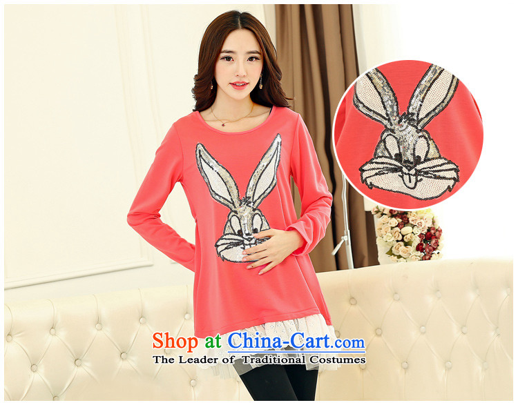 2015 Autumn add Zz&ff fertilizer xl women 200 catties thick MM loose video thin stamp long-sleeved T-shirt, forming the Netherlands shirt light gray XXXL picture, prices, brand platters! The elections are supplied in the national character of distribution, so action, buy now enjoy more preferential! As soon as possible.