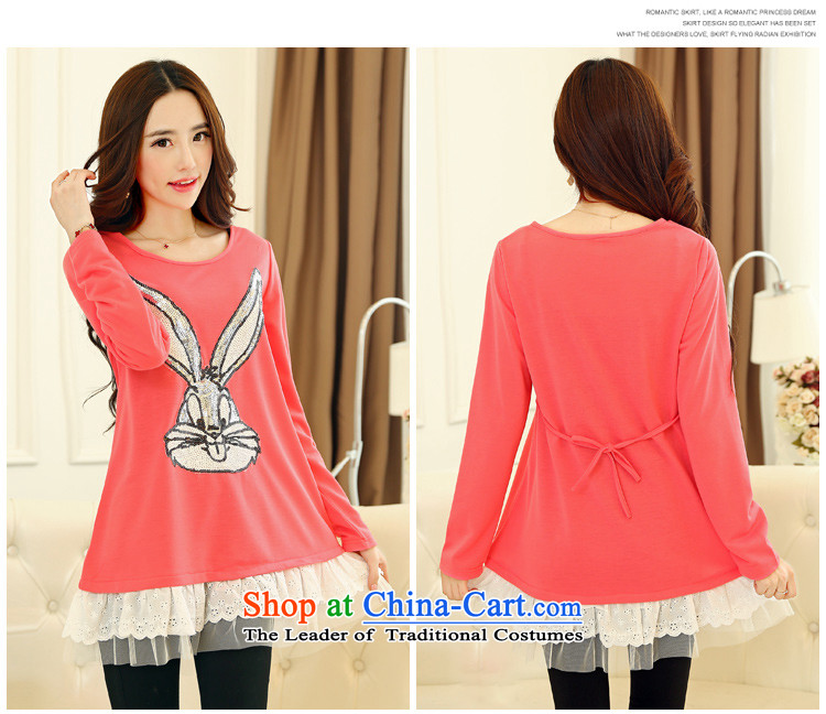 2015 Autumn add Zz&ff fertilizer xl women 200 catties thick MM loose video thin stamp long-sleeved T-shirt, forming the Netherlands shirt light gray XXXL picture, prices, brand platters! The elections are supplied in the national character of distribution, so action, buy now enjoy more preferential! As soon as possible.