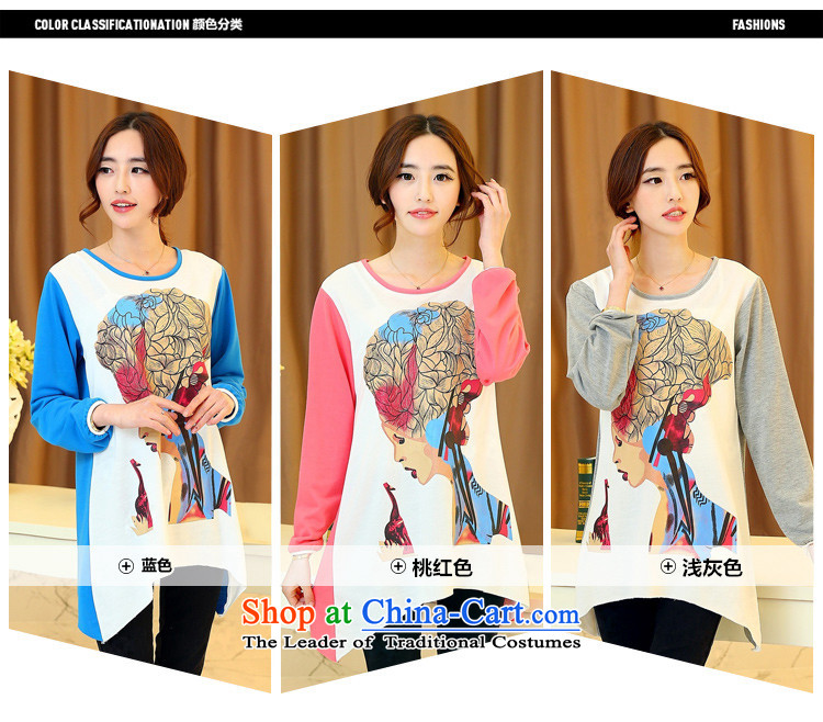 Install the latest Autumn 2015 Zz&ff) to increase women's code 200 catties thick mm long-sleeved T-shirt, forming the Netherlands relaxd beauty avatar shirt blue XL Photo, prices, brand platters! The elections are supplied in the national character of distribution, so action, buy now enjoy more preferential! As soon as possible.