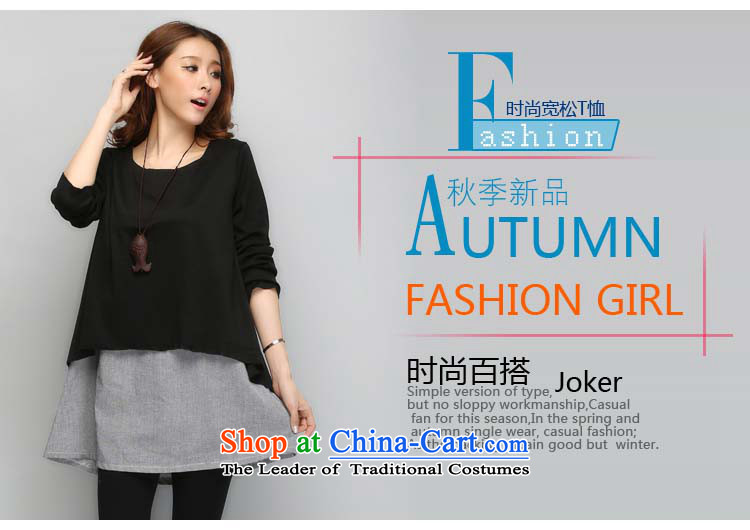 Elisabeth wa concluded large card female Korean autumn to intensify the graphics load thin leave two garment thick girls' Graphics thin, thick sister autumn large load dresses dm gray M picture, prices, brand platters! The elections are supplied in the national character of distribution, so action, buy now enjoy more preferential! As soon as possible.