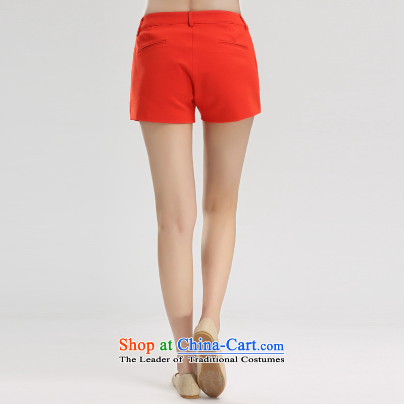 By 200 catties of water yards women 2015 spring outfits Korean large leisure stretch shorts S15CT4690 XXL, water of the Red (SHUIMIAO) , , , shopping on the Internet