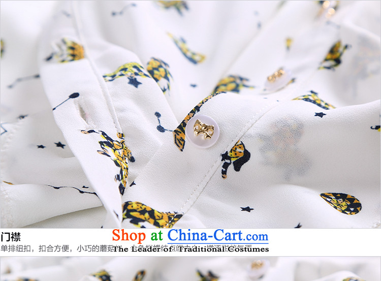 New Load autumn msshe2015 larger female stamp billowy flounces chiffon Netherlands shirt long-sleeved shirt 2506 3XL white picture, prices, brand platters! The elections are supplied in the national character of distribution, so action, buy now enjoy more preferential! As soon as possible.