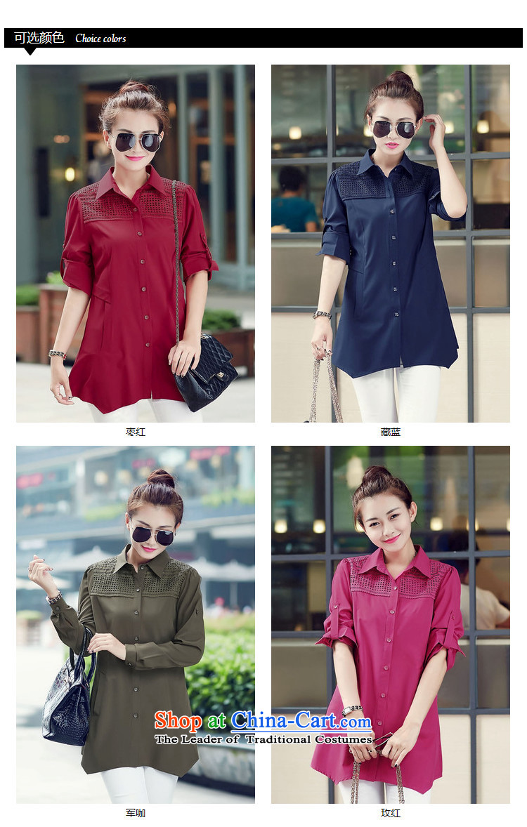  Load the autumn season 2015 arrogance for women in new long cotton linen shirt long-sleeved shirt large female linen clothes, wine red XXXL picture, prices, brand platters! The elections are supplied in the national character of distribution, so action, buy now enjoy more preferential! As soon as possible.