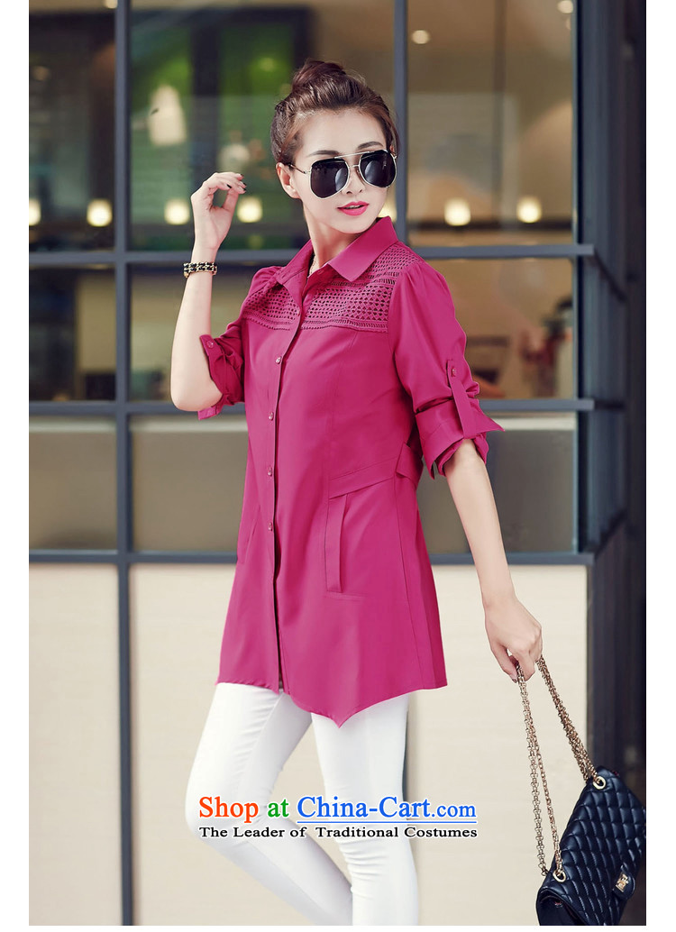  Load the autumn season 2015 arrogance for women in new long cotton linen shirt long-sleeved shirt large female linen clothes, wine red XXXL picture, prices, brand platters! The elections are supplied in the national character of distribution, so action, buy now enjoy more preferential! As soon as possible.