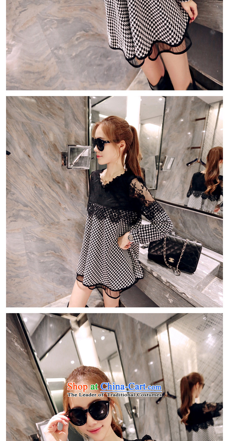In accordance with the perfect spring 2015 the new fat mm to xl female lace stitching chidori of Liberal Women's dresses Y5009 chidori grid 3XL picture, prices, brand platters! The elections are supplied in the national character of distribution, so action, buy now enjoy more preferential! As soon as possible.