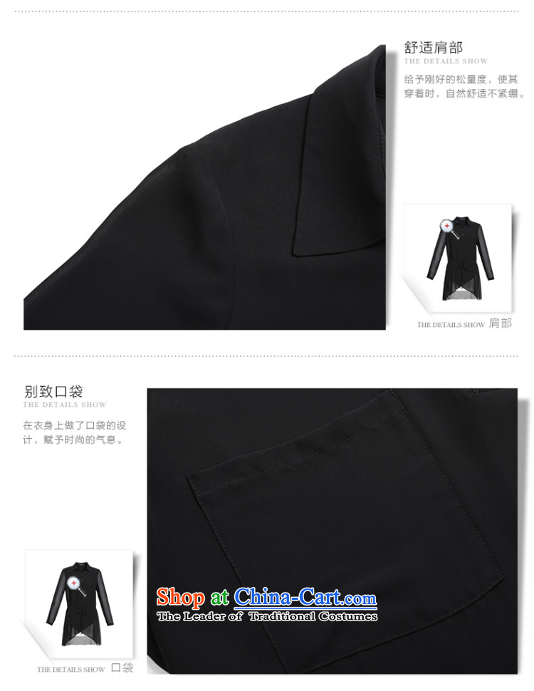 The former Yugoslavia Migdal Code women 2015 Autumn replacing new stylish Korean mm thick solid-colored long-sleeved shirt 951011199  3XL black picture, prices, brand platters! The elections are supplied in the national character of distribution, so action, buy now enjoy more preferential! As soon as possible.
