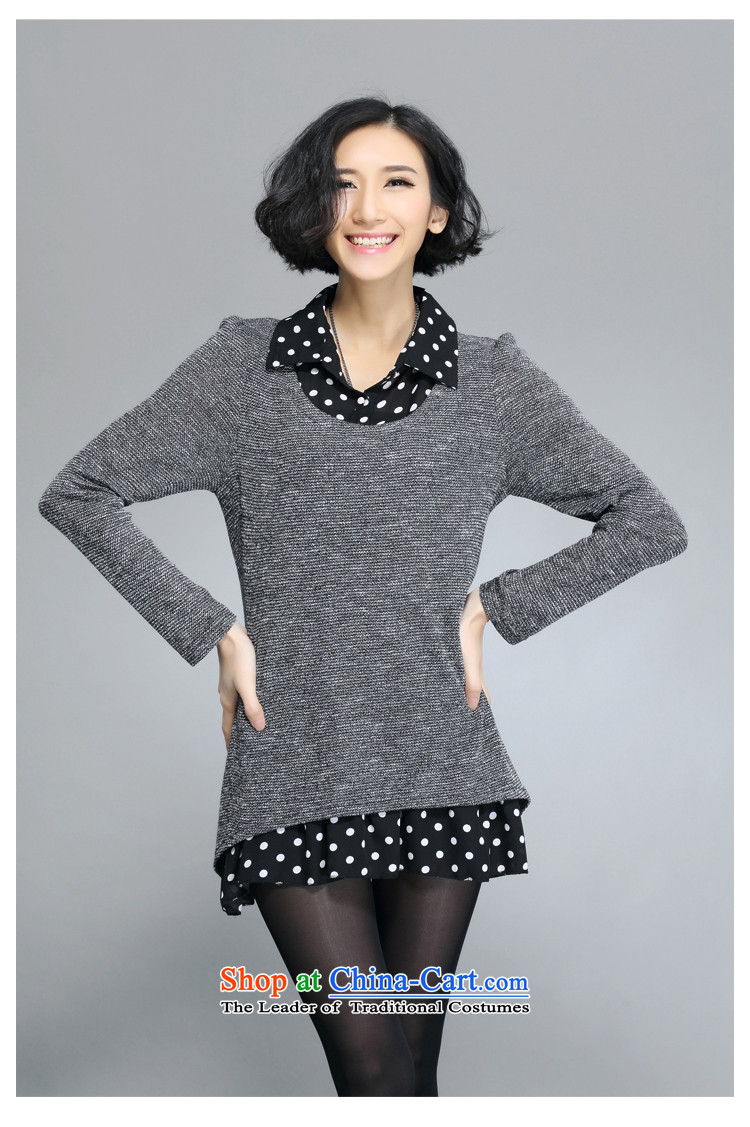 Stauffen 2015 Korean version of large code shirt lapel knitting leave two garment 8088 gray 3XL recommendations 140 catties - 160 catties pictures, prices, brand platters! The elections are supplied in the national character of distribution, so action, buy now enjoy more preferential! As soon as possible.