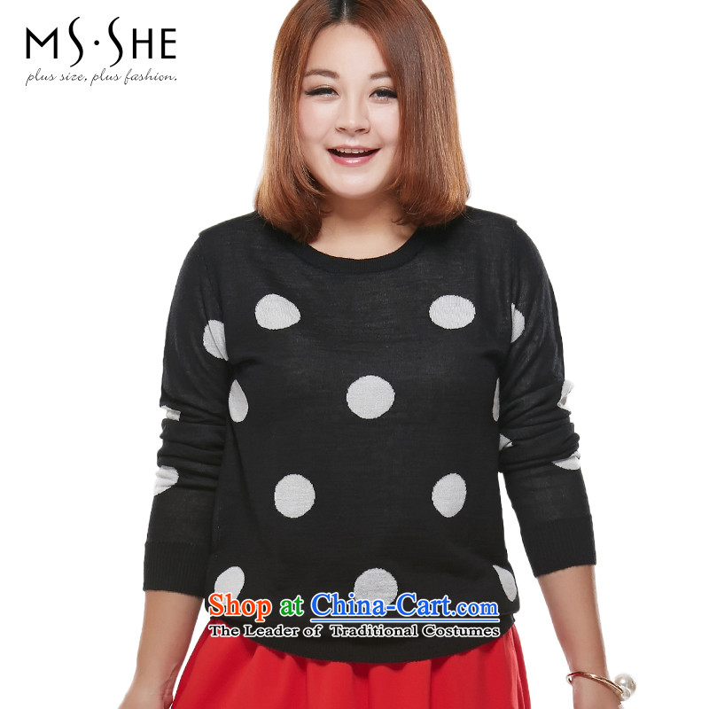 Maximum number of ladies' knitted sweaters black spots the shirt 3XL, Susan Carroll, Ms Elsie Leung Yee (MSSHE),,, shopping on the Internet