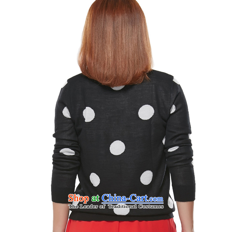 Maximum number of ladies' knitted sweaters black spots the shirt 3XL, Susan Carroll, Ms Elsie Leung Yee (MSSHE),,, shopping on the Internet