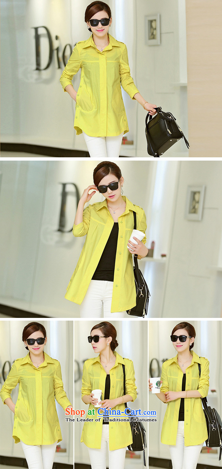 For the Korean People Doi 2015 spring loose in the large long knitting stitching Casual Shirt Yellow XL Photo, prices, brand platters! The elections are supplied in the national character of distribution, so action, buy now enjoy more preferential! As soon as possible.