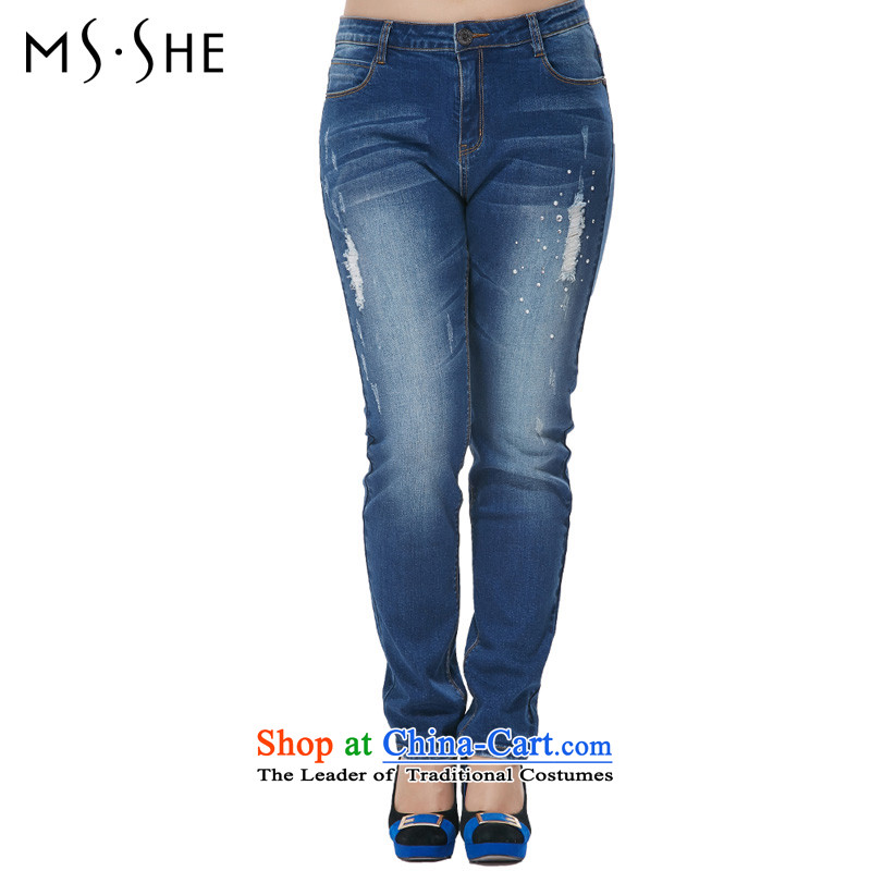 Xl female Korean Denim blue jeans 2XL, Susan Carroll, the poetry Yee (MSSHE),,, shopping on the Internet