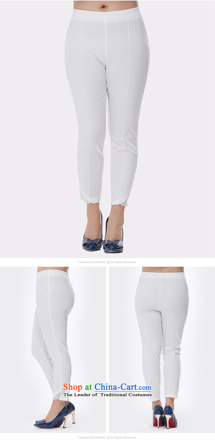 Msshe xl women 2015 Autumn new stretch of leisure wear thin score of 9 video pants 2485 white T2 picture, prices, brand platters! The elections are supplied in the national character of distribution, so action, buy now enjoy more preferential! As soon as possible.