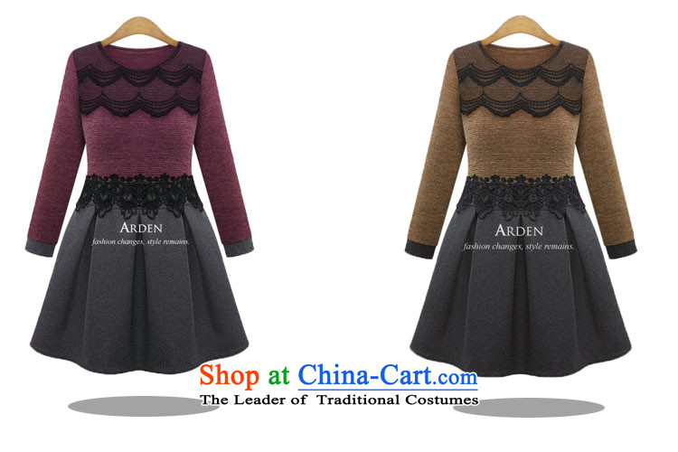 Gangnam-gu to taste the spring 2015 XL female spring outfits thick mm thin skirts Europe Sau San video wind casual dress 03 red and brown XXL picture, prices, brand platters! The elections are supplied in the national character of distribution, so action, buy now enjoy more preferential! As soon as possible.