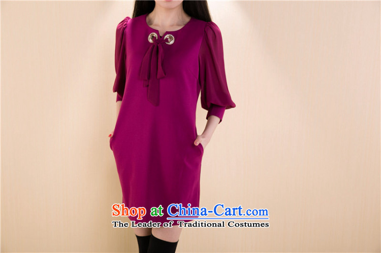   The spring and summer of 2015, Ms Audrey EU about new product code women dresses Sau San video thin stitching chiffon 7 cuff dresses  YW172 female Red 2XL Photo, prices, brand platters! The elections are supplied in the national character of distribution, so action, buy now enjoy more preferential! As soon as possible.