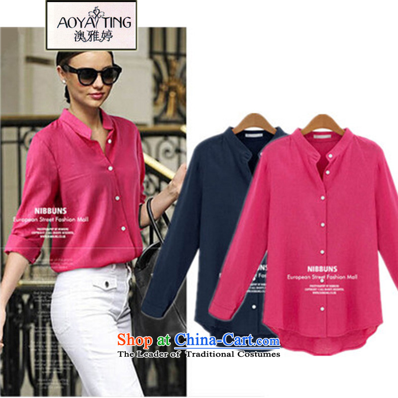 O Ya-ting to the ad xl women 2015 Ultra Spring New shirt solid color long-sleeved shirt D33 better 3XL red 145-165 recommends that you, O Jacob aoyating Ting () , , , shopping on the Internet