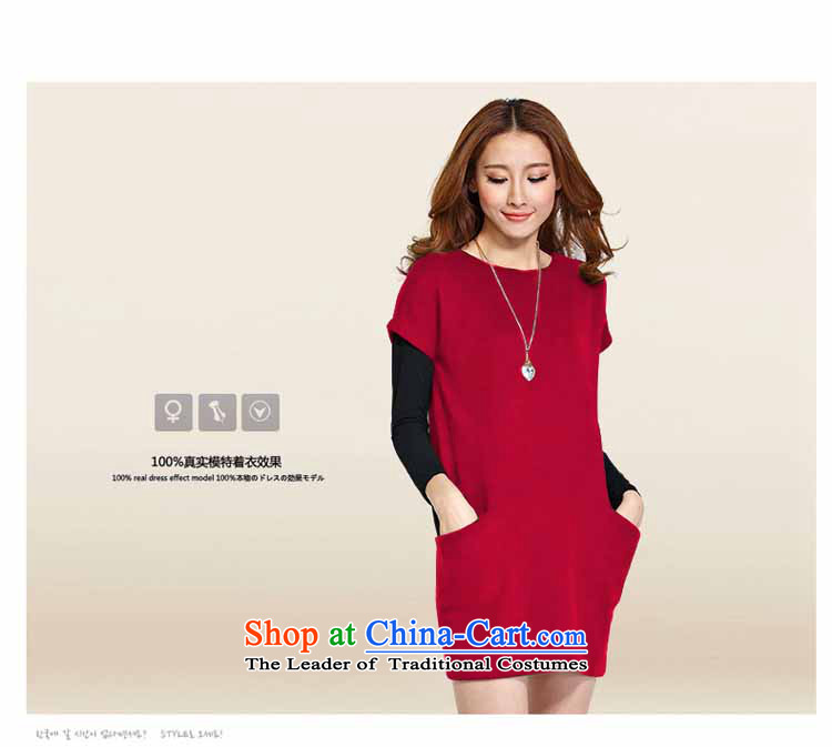 The Fik Owen larger female spring new connected main two kits loose, Hin thin, thick dark gray XXXXL skirts pictures, prices, brand platters! The elections are supplied in the national character of distribution, so action, buy now enjoy more preferential! As soon as possible.