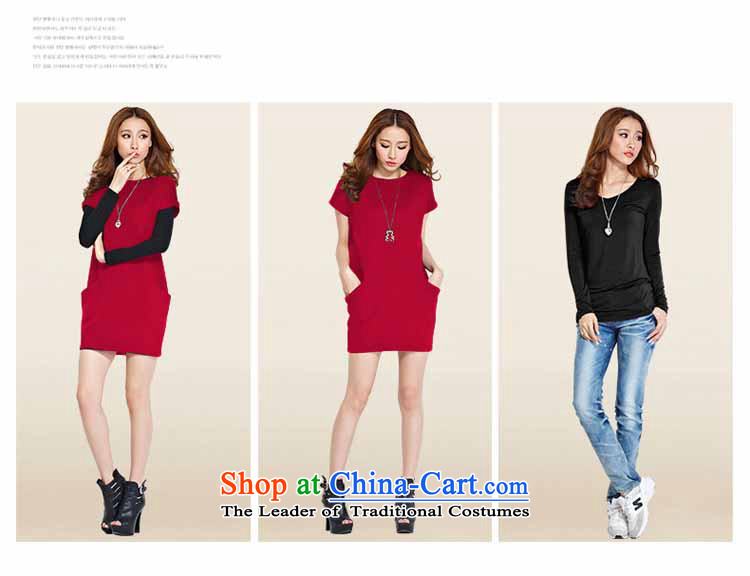 The Fik Owen larger female spring new connected main two kits loose, Hin thin, thick dark gray XXXXL skirts pictures, prices, brand platters! The elections are supplied in the national character of distribution, so action, buy now enjoy more preferential! As soon as possible.