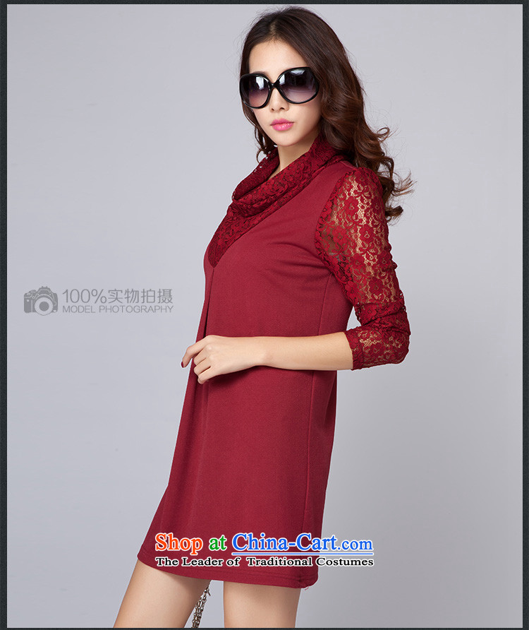  Large ZORMO women fall inside lace stitching long-sleeved dresses thick mm spring and autumn, forming the basis for larger apron skirt black XXXL 145-160 catty picture, prices, brand platters! The elections are supplied in the national character of distribution, so action, buy now enjoy more preferential! As soon as possible.