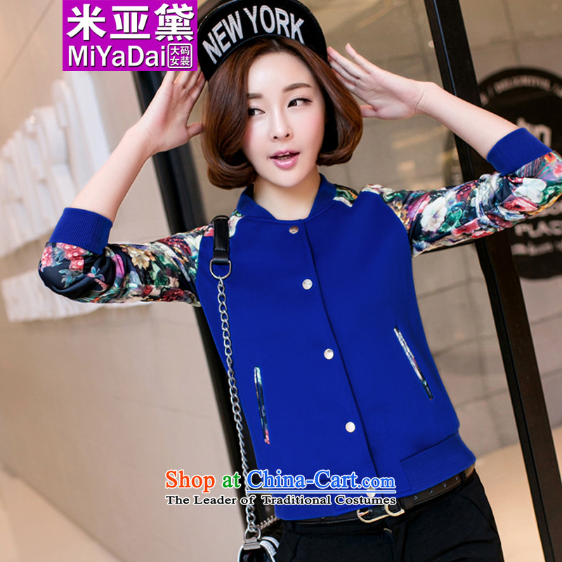 The Doi larger women during the spring and autumn jacket thick sister 2015 New Product Version Korea Stamp to increase thin 200 catties casual jacket female black 4XL( 170-195), recommendations the Doi (MIYADAI) , , , shopping on the Internet
