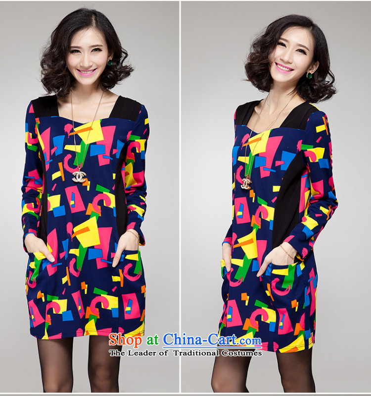 The population of the Cayman larger female thick mm autumn 2015 replacing thick version Korea sister thin colored stamp long-sleeved dresses map color 2XL Photo, prices, brand platters! The elections are supplied in the national character of distribution, so action, buy now enjoy more preferential! As soon as possible.