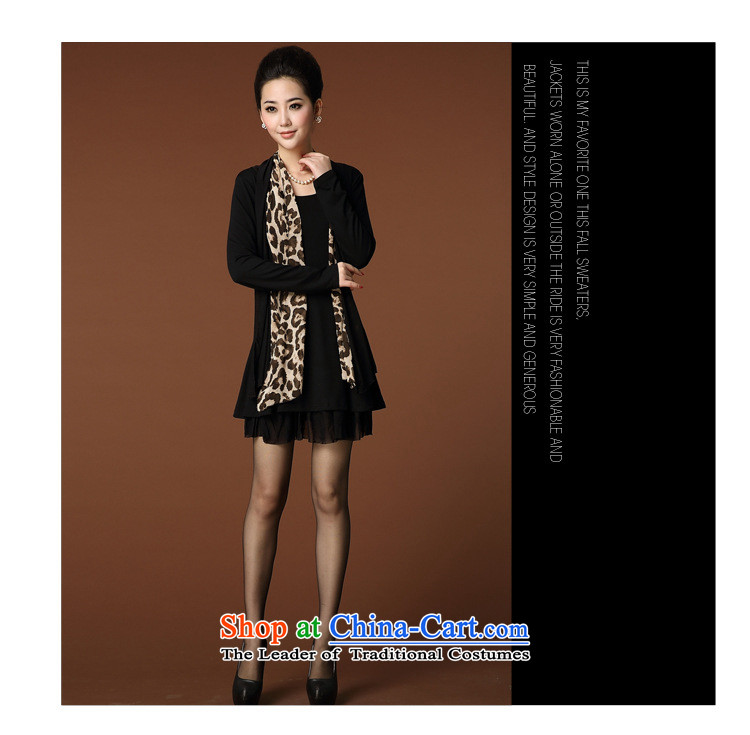 Schui Sze autumn and winter boutique aristocratic ladies in the leopard older larger relaxd dress OL under multi-tier leave two high-end nature of Sau San banquet dresses black XXL picture, prices, brand platters! The elections are supplied in the national character of distribution, so action, buy now enjoy more preferential! As soon as possible.