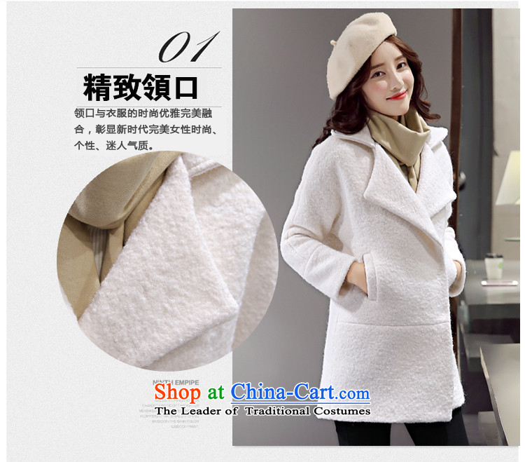 On Gross? female jacket Van Gogh 2015 autumn and winter new Korean citizenry in thick long Sau San gross coats female 1566 meters? White M(105-120 catty) Picture, prices, brand platters! The elections are supplied in the national character of distribution, so action, buy now enjoy more preferential! As soon as possible.