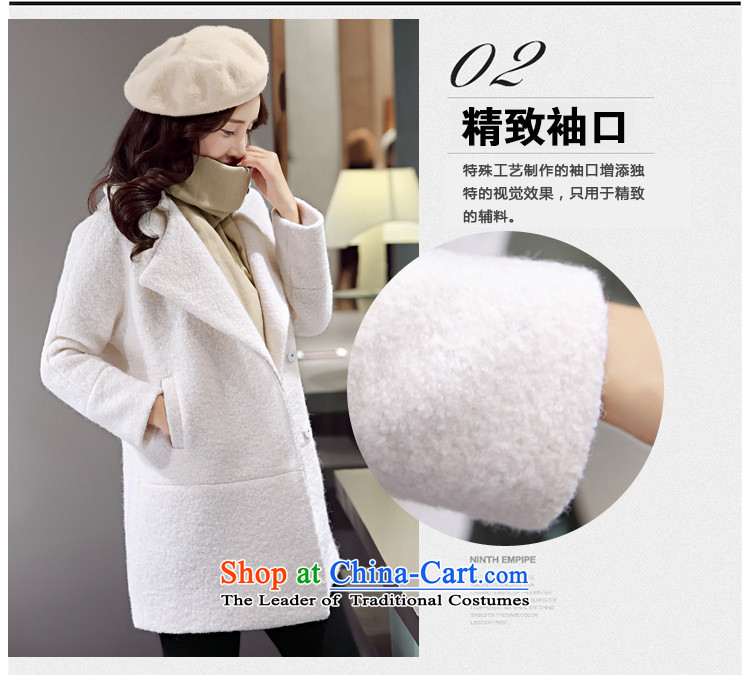 On Gross? female jacket Van Gogh 2015 autumn and winter new Korean citizenry in thick long Sau San gross coats female 1566 meters? White M(105-120 catty) Picture, prices, brand platters! The elections are supplied in the national character of distribution, so action, buy now enjoy more preferential! As soon as possible.