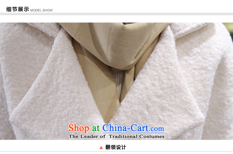 On Gross? female jacket Van Gogh 2015 autumn and winter new Korean citizenry in thick long Sau San gross coats female 1566 meters? White M(105-120 catty) Picture, prices, brand platters! The elections are supplied in the national character of distribution, so action, buy now enjoy more preferential! As soon as possible.