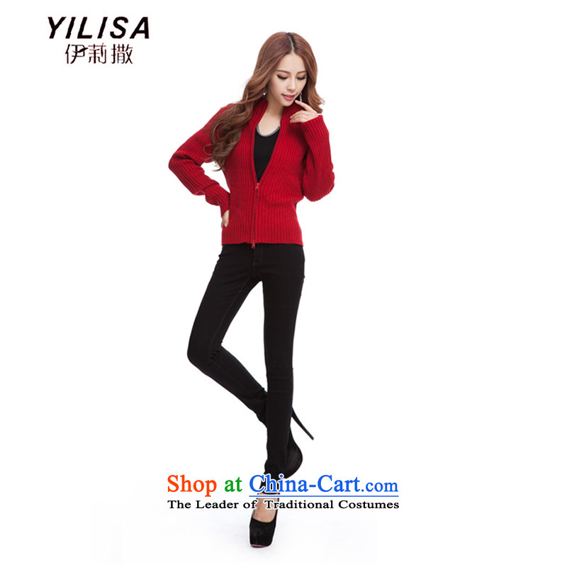 Elizabeth sub-to increase women's code jeans autumn and winter new Korean version 200 MM thick and the burden of video thin stretch trousers high pop-jeans female H2123 5XL 39-40, black, the Reine (YILISA sub-shopping on the Internet has been pressed.)