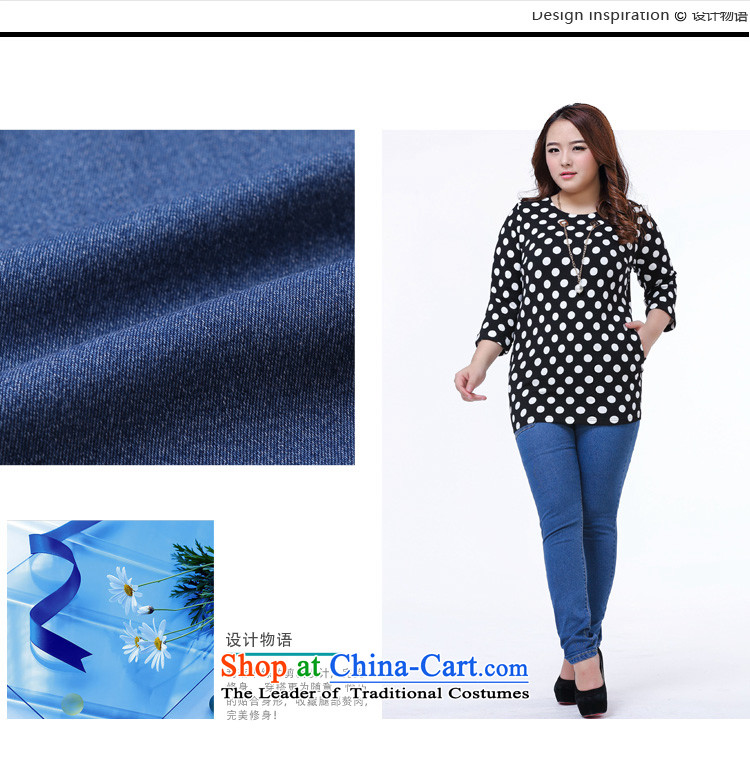 Five Rams City thick mm autumn large load trousers children to increase female Korean code thick, Hin thin, Sau San Jeans Castor 502 Blue XXXL pencil trousers recommendations about 150 pictures, prices, brand platters! The elections are supplied in the national character of distribution, so action, buy now enjoy more preferential! As soon as possible.