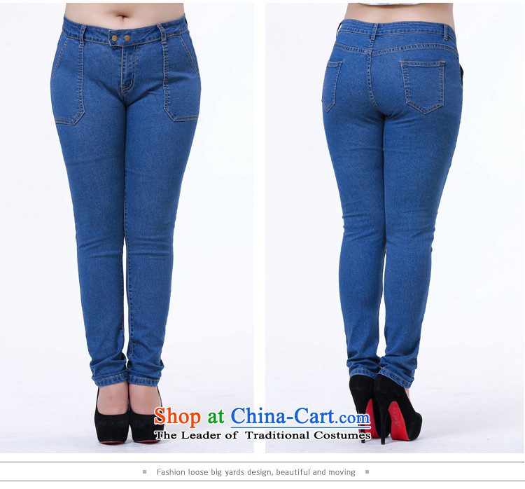 Five Rams City thick mm autumn large load trousers children to increase female Korean code thick, Hin thin, Sau San Jeans Castor 502 Blue XXXL pencil trousers recommendations about 150 pictures, prices, brand platters! The elections are supplied in the national character of distribution, so action, buy now enjoy more preferential! As soon as possible.