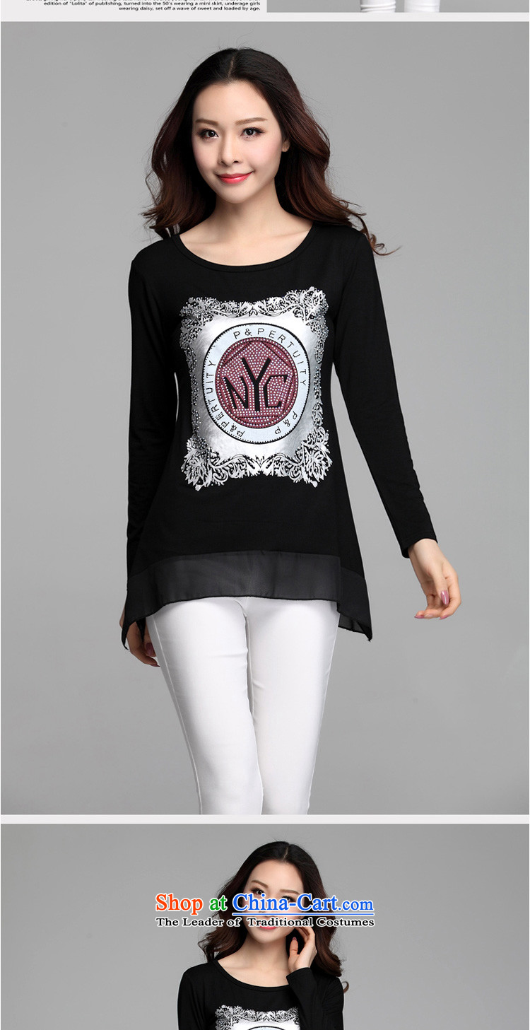 In accordance with the perfect spring 2015 the new Korean loose video thin large stamp long-sleeved T-shirt chiffon stitching forming the Netherlands Y2047 female white XXXL picture, prices, brand platters! The elections are supplied in the national character of distribution, so action, buy now enjoy more preferential! As soon as possible.