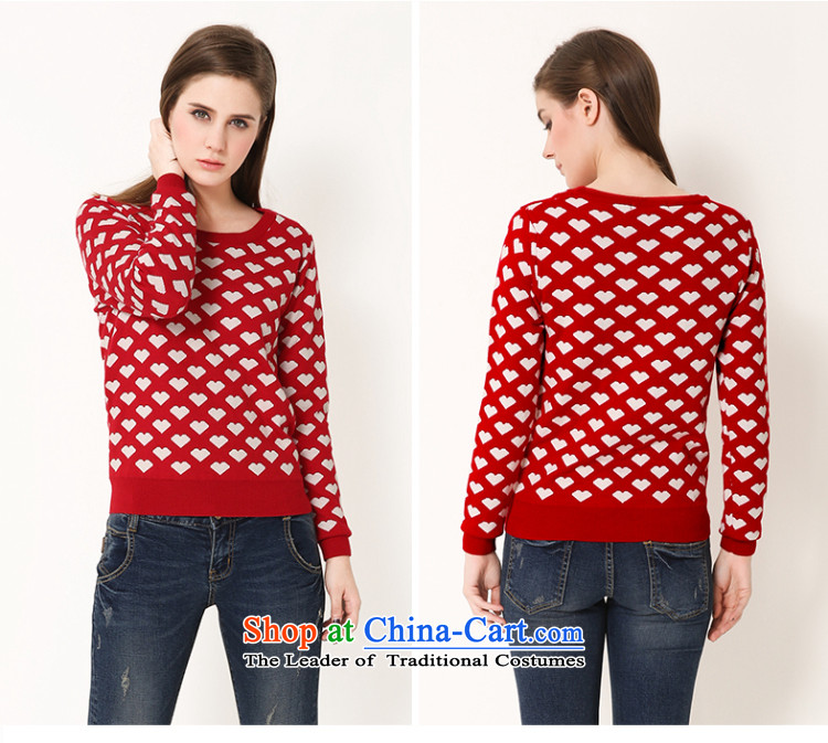 The former Yugoslavia Migdal Code Load 2015 Autumn load girls new thick mm video thin hedge long-sleeved sweater 651136006 Female Red XL Photo, prices, brand platters! The elections are supplied in the national character of distribution, so action, buy now enjoy more preferential! As soon as possible.