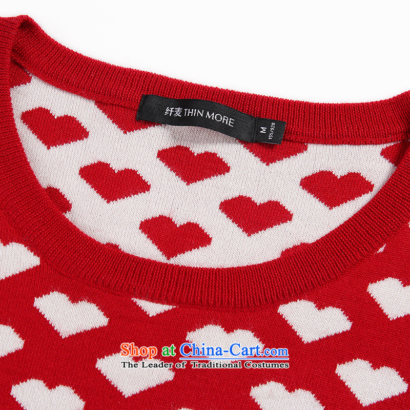 The former Yugoslavia Migdal Code Load 2015 Autumn load girls new thick mm video thin hedge long-sleeved sweater 651136006 Female Red XL, Yugoslavia Mak , , , shopping on the Internet