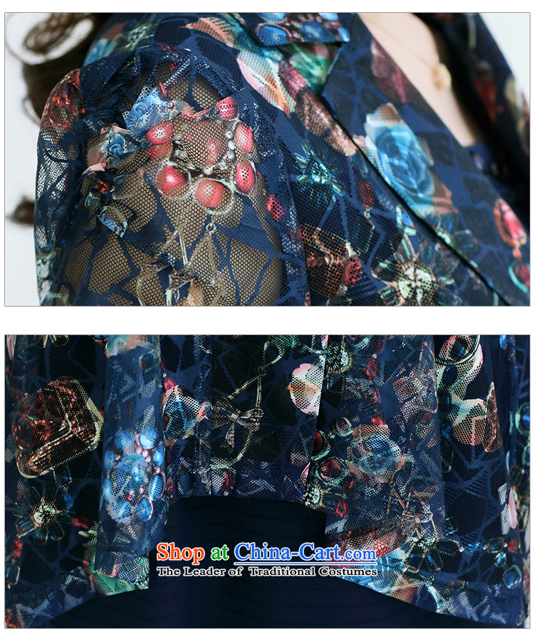 Stauffen autumn 2015 NEW OL temperament elegant large long-sleeved blouses and dresses 8099 blue sleeve XL Photo, prices, brand platters! The elections are supplied in the national character of distribution, so action, buy now enjoy more preferential! As soon as possible.