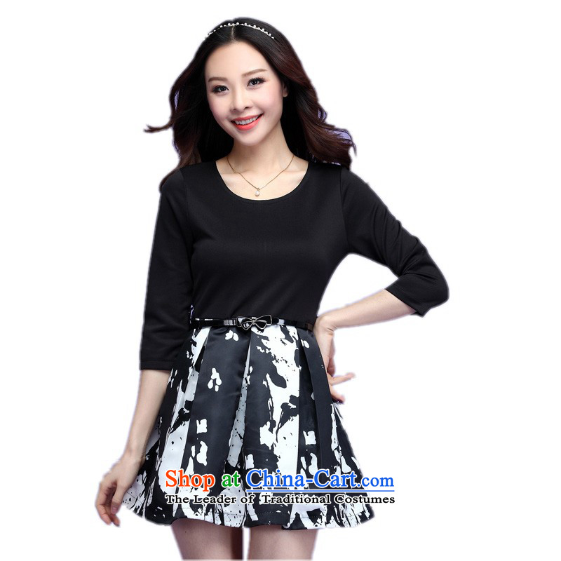 C.o.d. Package Mail thick mm larger dresses autumn 2015 replacing Korean bon bon short skirts graffiti stamp in the Cuff skirts large thin graphics skirt red XXL about that land is 140-150el-yi , , , shopping on the Internet