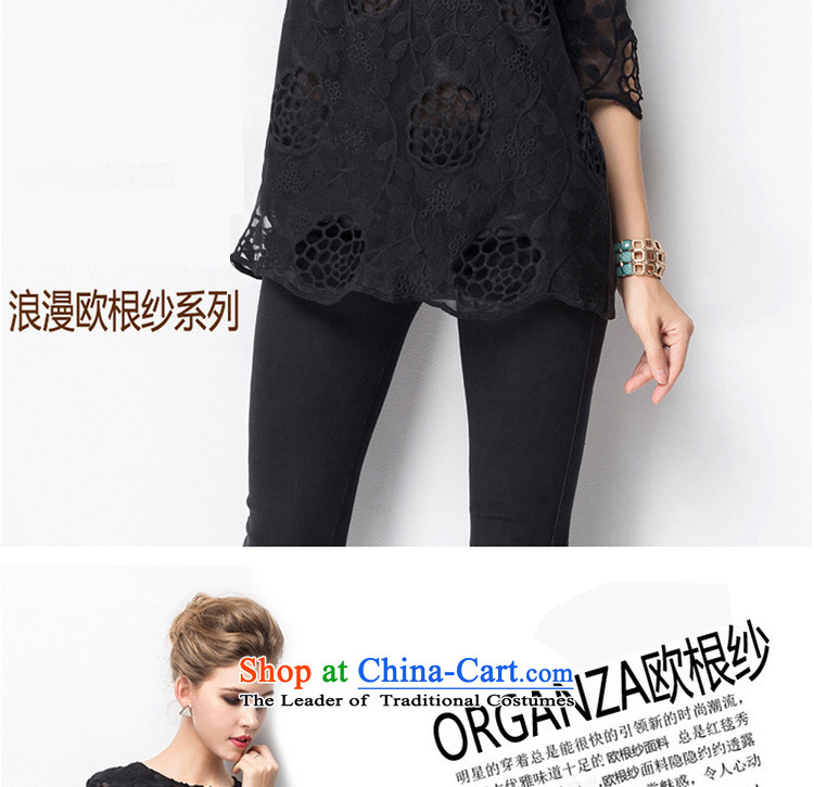 Replace, Hin thick zhuangting ting thin 2015 autumn large new women's high-end to increase expertise western sister lace shirt XXXXL 1323 picture, prices, brand platters! The elections are supplied in the national character of distribution, so action, buy now enjoy more preferential! As soon as possible.
