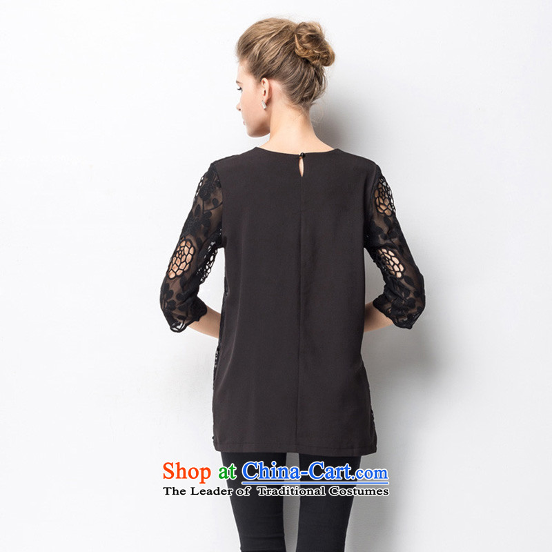 Replace, Hin thick zhuangting ting thin 2015 autumn large new women's high-end to increase expertise western sister lace shirt 1323 XXXXL, boxed-ting (zhuangting) , , , shopping on the Internet