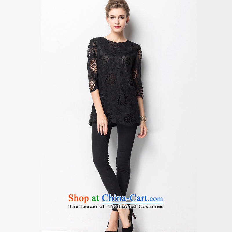 Replace, Hin thick zhuangting ting thin 2015 autumn large new women's high-end to increase expertise western sister lace shirt 1323 XXXXL, boxed-ting (zhuangting) , , , shopping on the Internet