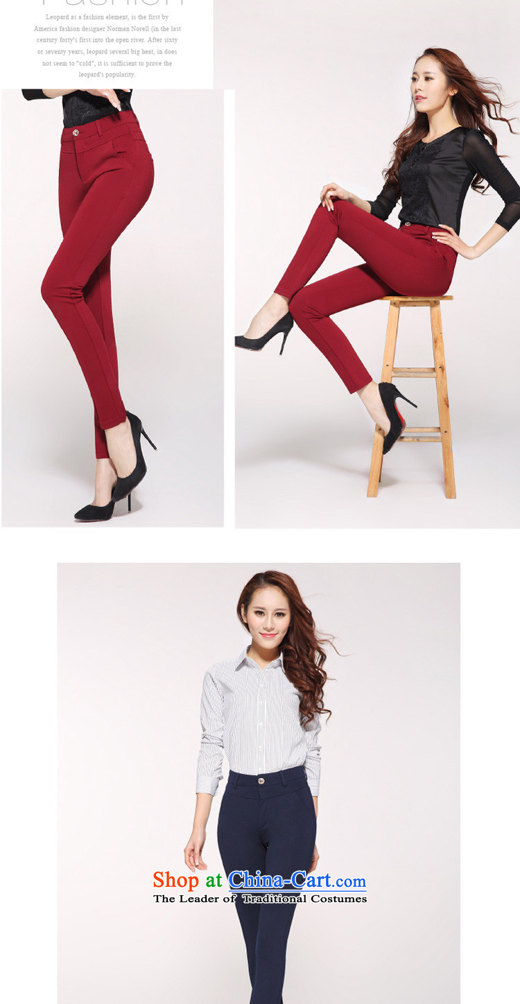 In accordance with the perfect fat sister to 2015 extra pant Korean Vocational overalls ladies pants Top Loin of skinny legs trousers Y2052 video blue 3XL picture, prices, brand platters! The elections are supplied in the national character of distribution, so action, buy now enjoy more preferential! As soon as possible.