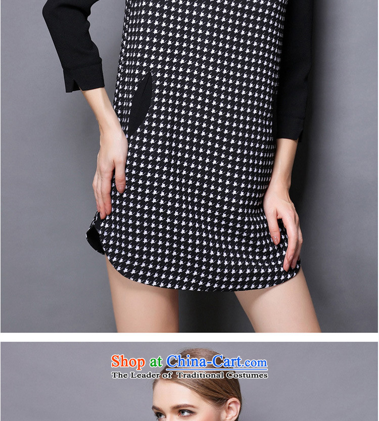 Replace, Hin thick zhuangting ting thin 2015 autumn large new women's high-end to increase expertise western sister dresses 1812 color picture pictures, prices, XXL brand platters! The elections are supplied in the national character of distribution, so action, buy now enjoy more preferential! As soon as possible.