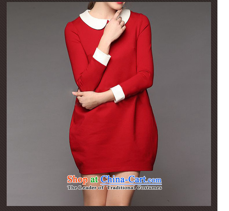 (Replace Ting zhuangting as soon as possible new) Autumn 2015, Europe and the larger female child for simple flower bud dresses 1302 Blue XXL picture, prices, brand platters! The elections are supplied in the national character of distribution, so action, buy now enjoy more preferential! As soon as possible.