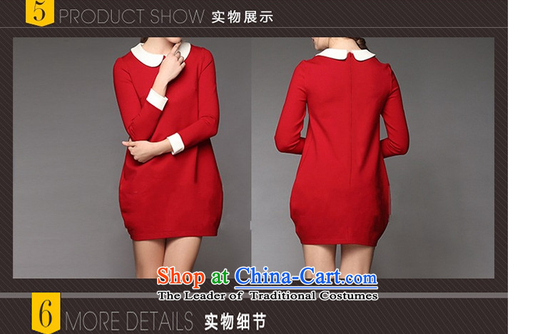 (Replace Ting zhuangting as soon as possible new) Autumn 2015, Europe and the larger female child for simple flower bud dresses 1302 Blue XXL picture, prices, brand platters! The elections are supplied in the national character of distribution, so action, buy now enjoy more preferential! As soon as possible.