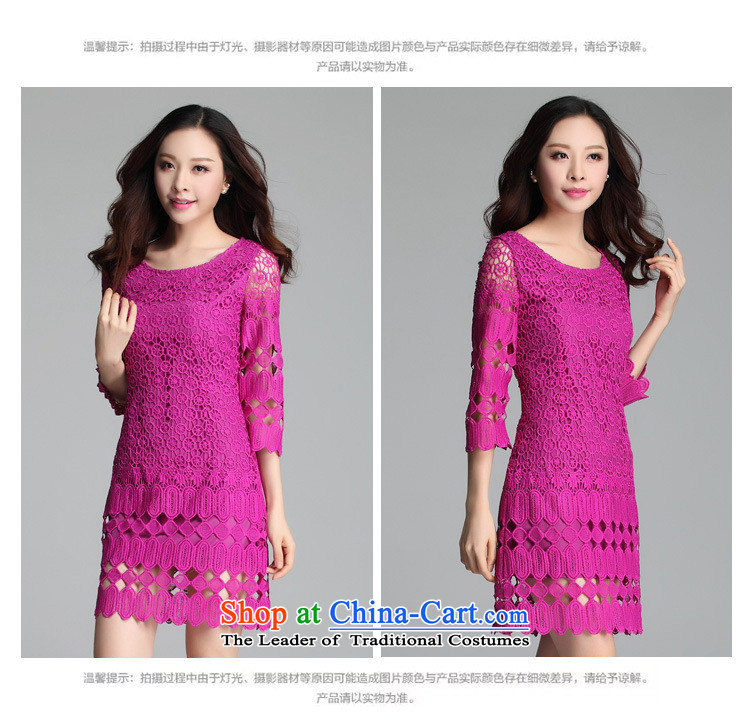 Indulge in the autumn of the new to xl female lace fifth cuff dresses in Red 4XL Photo 3693, prices, brand platters! The elections are supplied in the national character of distribution, so action, buy now enjoy more preferential! As soon as possible.