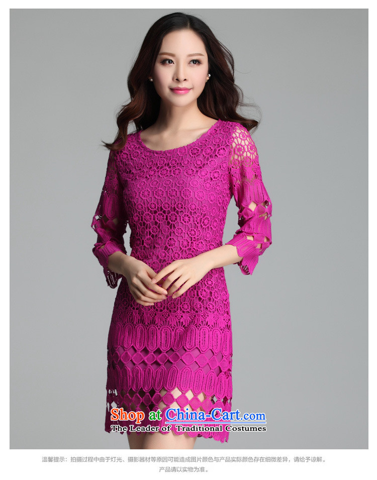 Indulge in the autumn of the new to xl female lace fifth cuff dresses in Red 4XL Photo 3693, prices, brand platters! The elections are supplied in the national character of distribution, so action, buy now enjoy more preferential! As soon as possible.