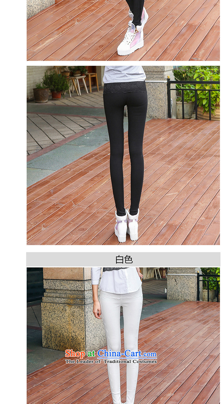 Flower to Isabelle 2015 spring high-Waist Trousers, forming the basis of the big code pencil trousers lace Castor Trousers tight trousers D1567 female black L picture, prices, brand platters! The elections are supplied in the national character of distribution, so action, buy now enjoy more preferential! As soon as possible.