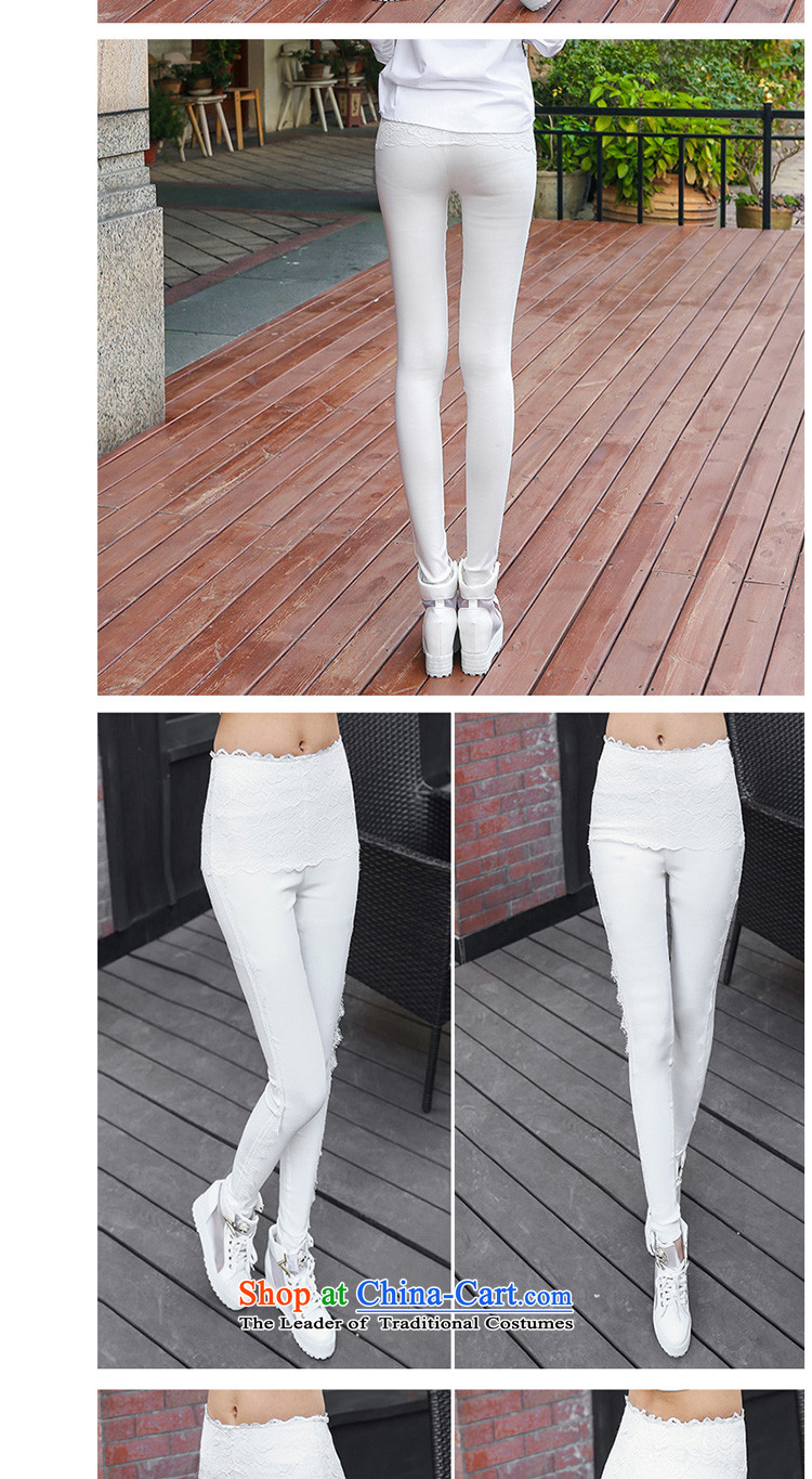Flower to Isabelle 2015 spring high-Waist Trousers, forming the basis of the big code pencil trousers lace Castor Trousers tight trousers D1567 female black L picture, prices, brand platters! The elections are supplied in the national character of distribution, so action, buy now enjoy more preferential! As soon as possible.
