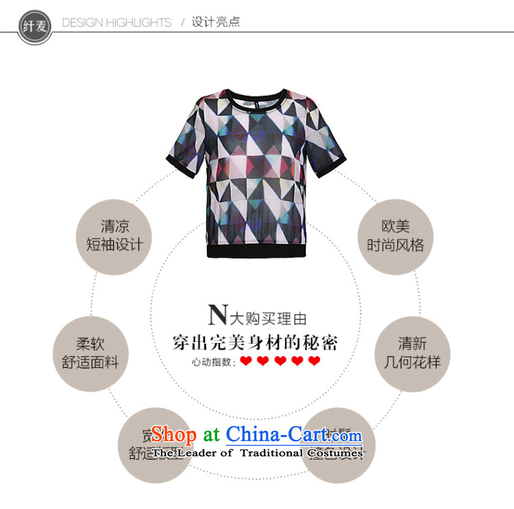 The former Yugoslavia Migdal Code women 2015 Summer new mm thick Korean color T-shirt geometries knocked 952153876 suit 4XL Photo, prices, brand platters! The elections are supplied in the national character of distribution, so action, buy now enjoy more preferential! As soon as possible.
