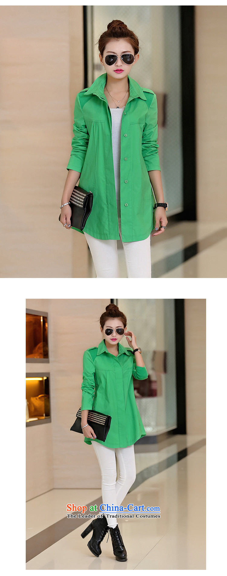 El-Ju Chun Yee Nga boxed long-sleeved Sleek and versatile thick girls' Graphics thin, cotton shirt YZ5083 women's code Green M picture, prices, brand platters! The elections are supplied in the national character of distribution, so action, buy now enjoy more preferential! As soon as possible.